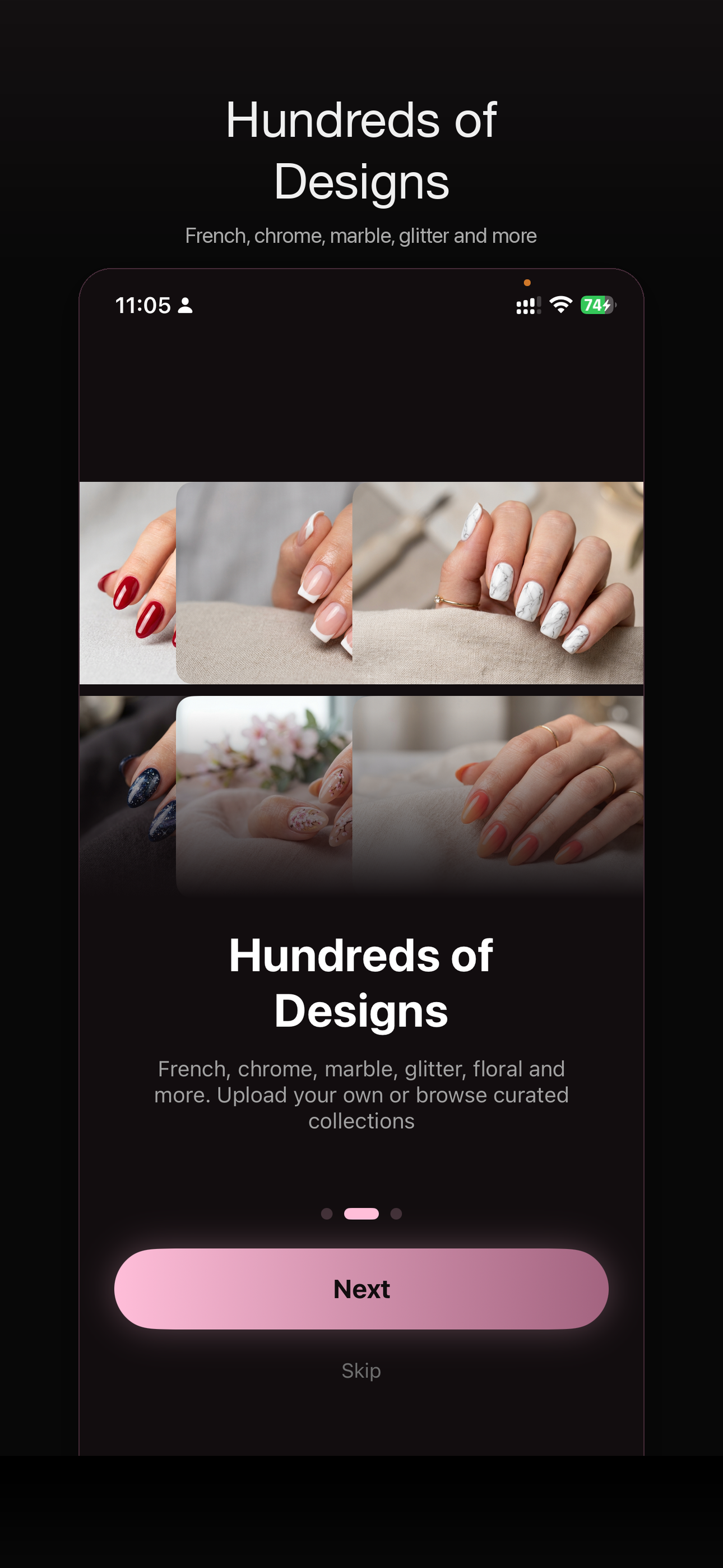 Hundreds of designs